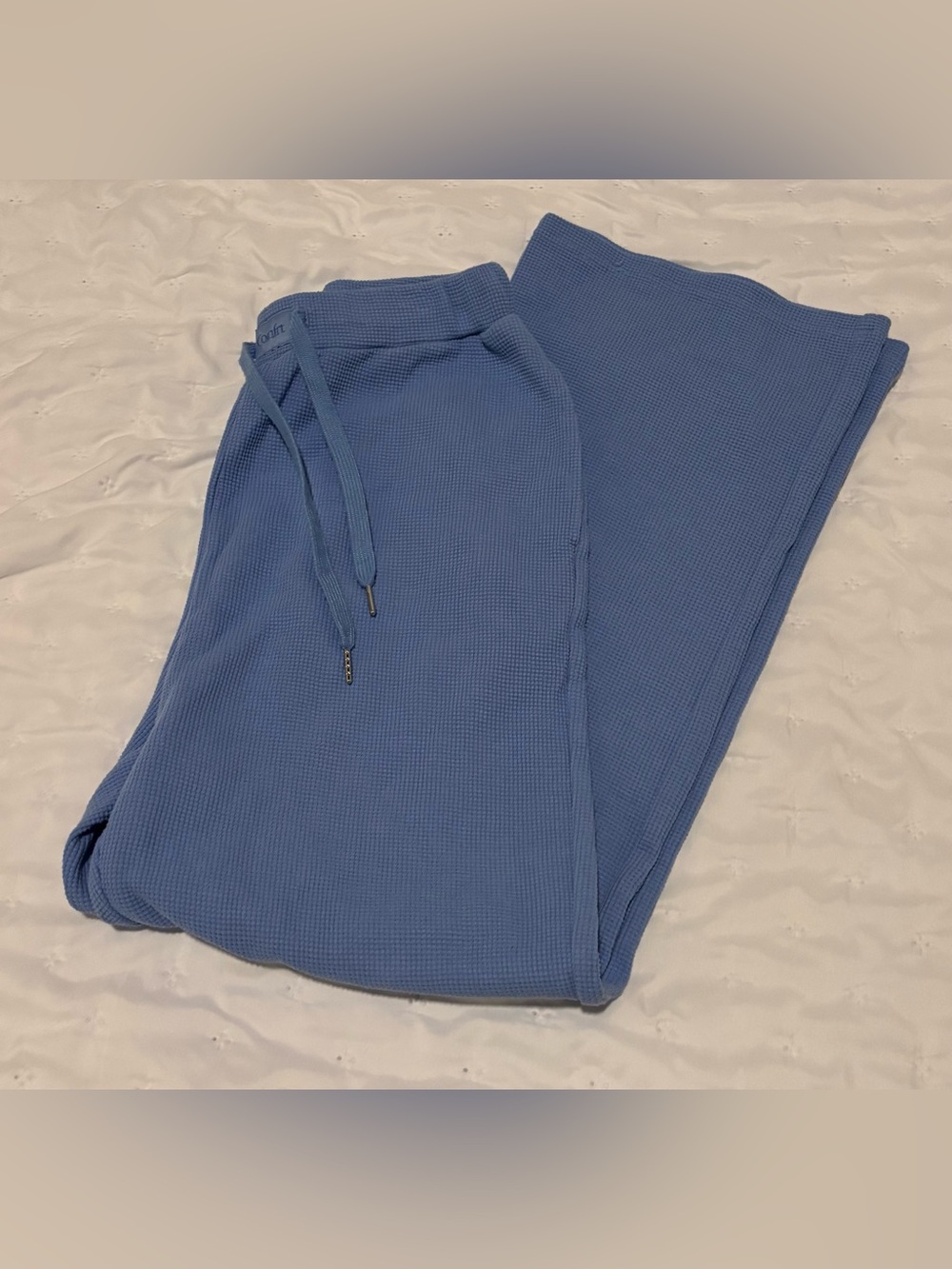 Comfrt Blue Waffle Knit Lounge Pants